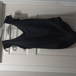 Black one piece bathing suit